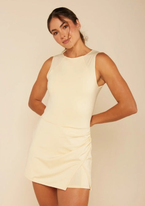 Dresses Nude Yellow