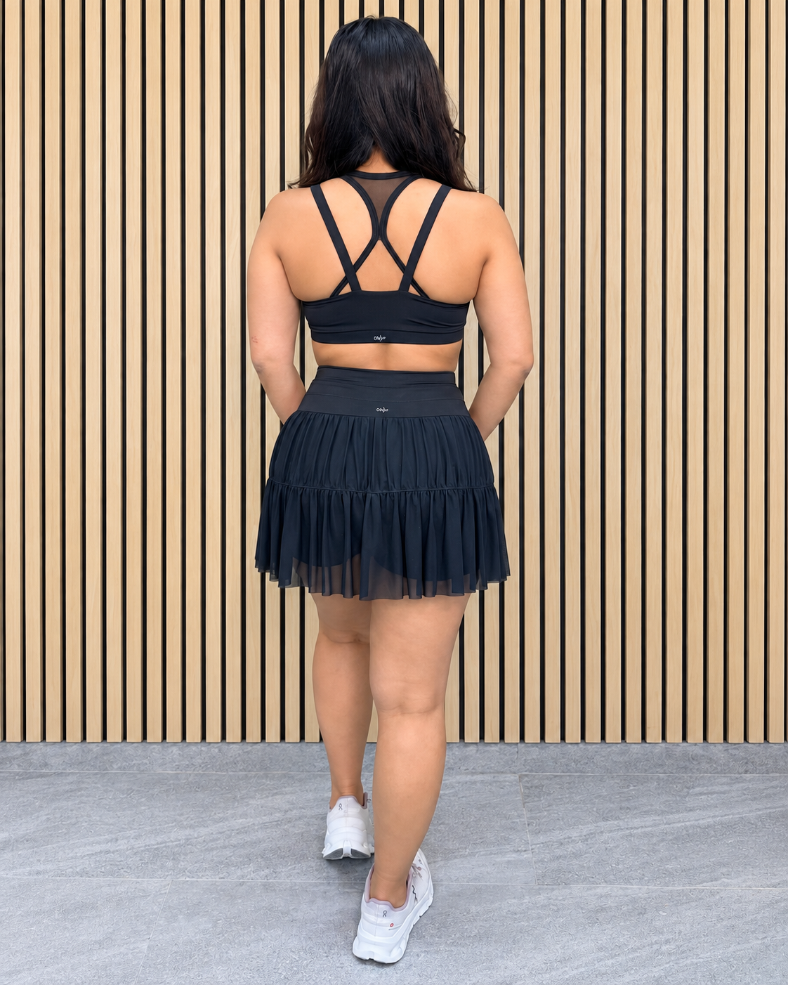 Black mesh set