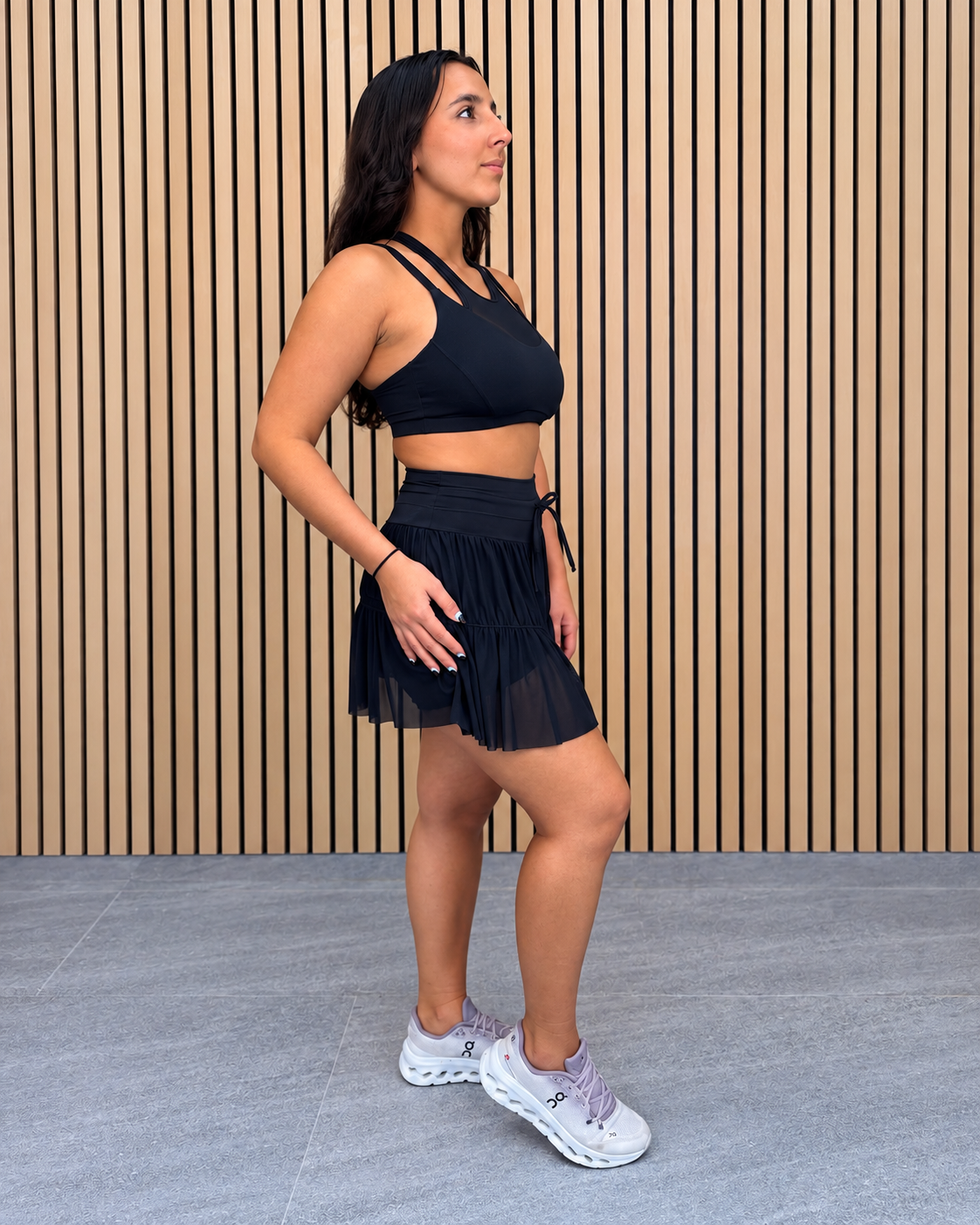 Black mesh set